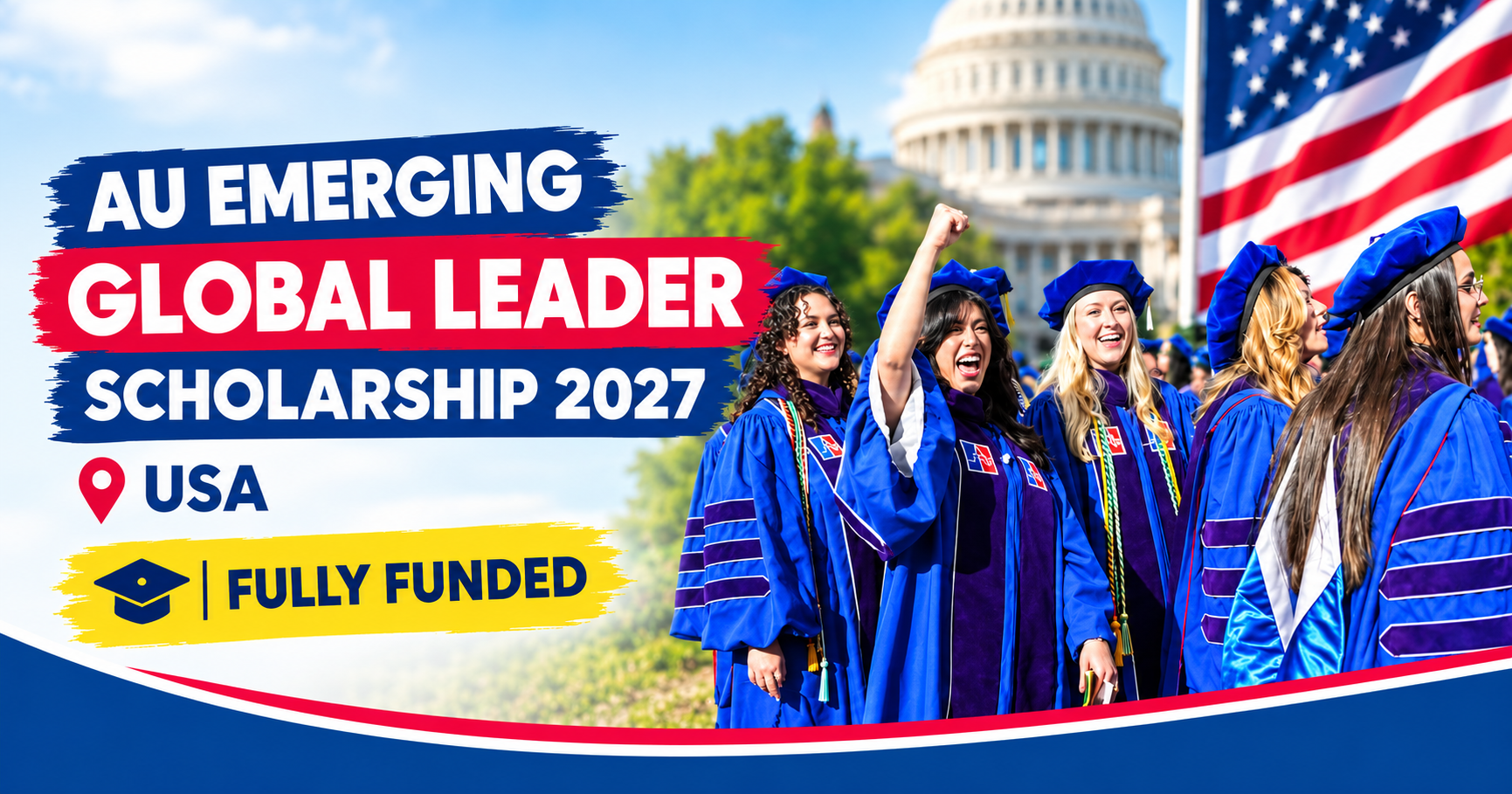 AU Emerging Global Leader Scholarship 2027 in USA | Fully Funded