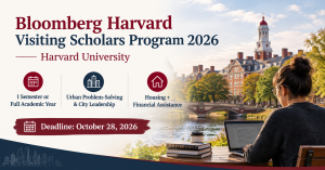 Bloomberg Harvard Visiting Scholars Program 2026 | Harvard University