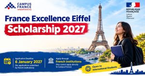 France Excellence Eiffel Scholarship 2027 in France | Fully Funded