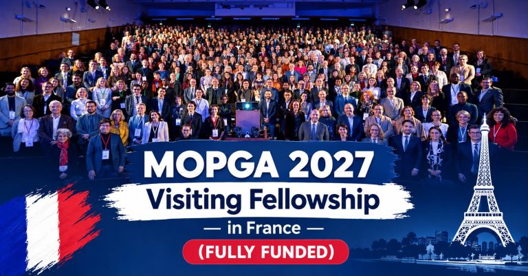 MOPGA 2027 Visiting Fellowship in France (Fully Funded)