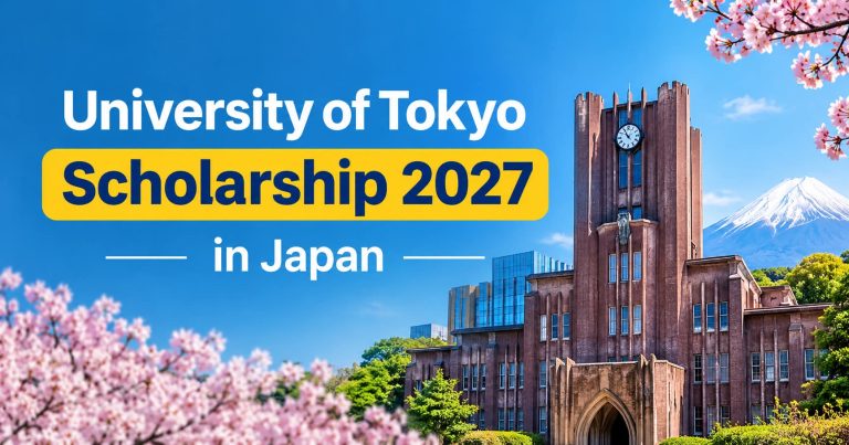 University of Tokyo Scholarship 2027 in Japan | Fully Funded MEXT Scholarship