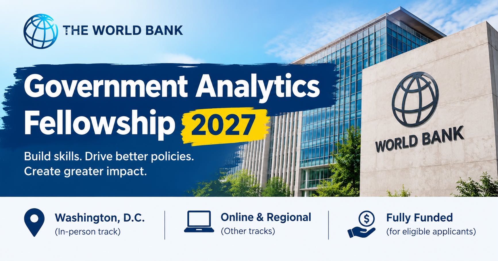 Government Analytics Fellowship 2027 (Fully Funded)