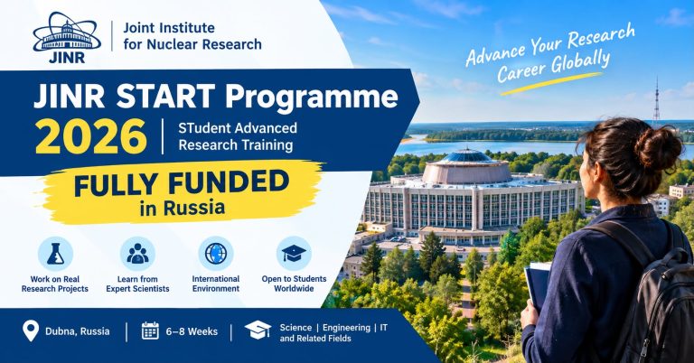 JINR START Programme 2026 - Fully Funded in Russia