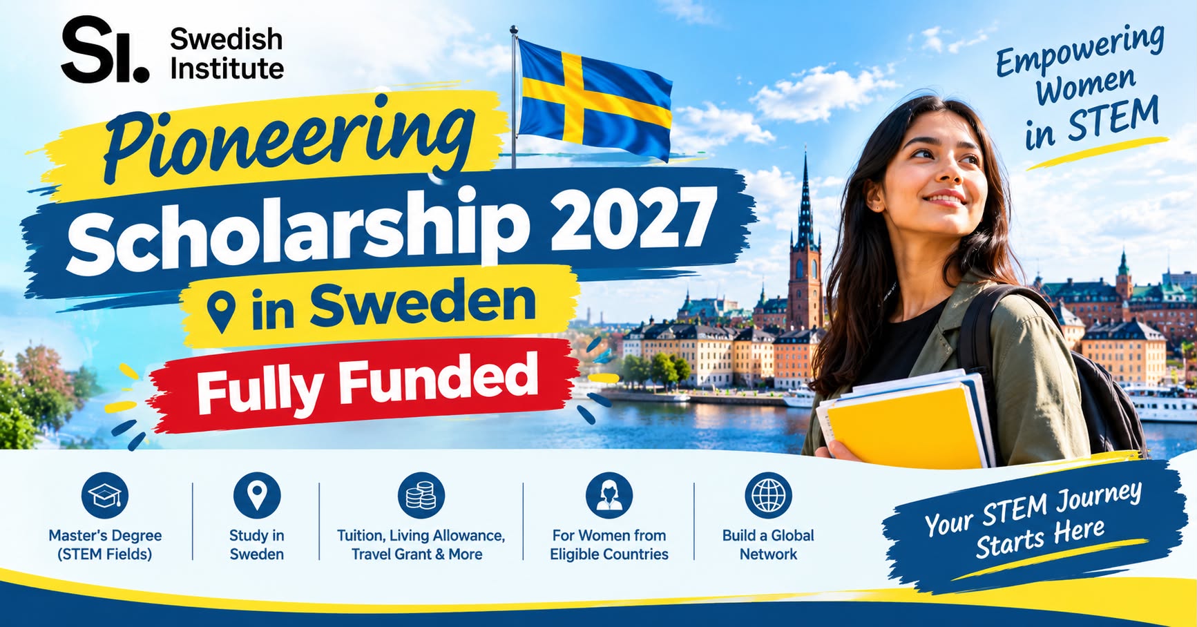 Pioneering Scholarship 2027 in Sweden | Fully Funded